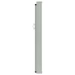 vidaXL Zaťahovacia bočná markíza na terasu 140x500 cm, červená – Obrázok 3