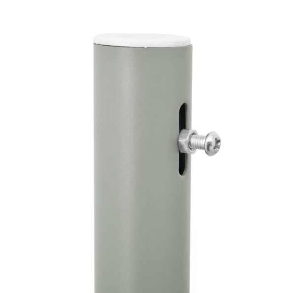 vidaXL Zaťahovacia bočná markíza na terasu 140x500 cm, červená – Obrázok 5