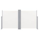 vidaXL Zaťahovacia bočná markíza, krémová 100x600 cm – Obrázok 5