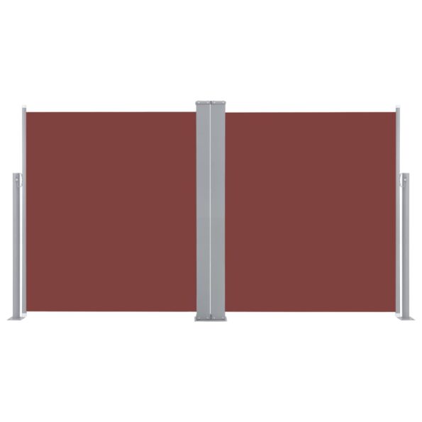 vidaXL Zaťahovacia bočná markíza, hnedá 140x600 cm – Obrázok 5