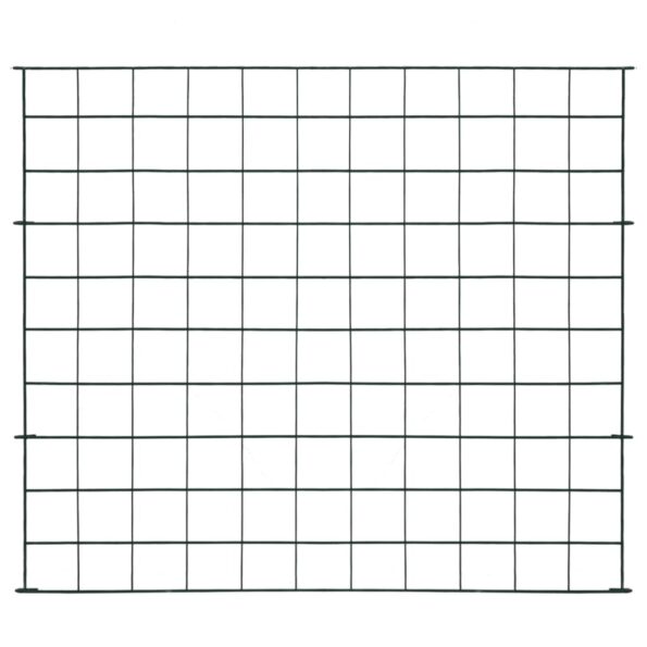 vidaXL Záhradný plot 77,5x64 cm, zelený – Obrázok 2