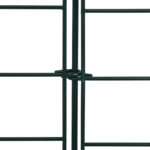 vidaXL Záhradný plot 77,5x64 cm, zelený – Obrázok 5