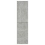 vidaXL Knižnica/deliaca stena, betónová 155x24x160cm, kompozitné drevo – Obrázok 5