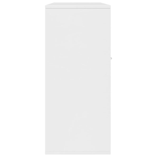 vidaXL Komoda, biela 88x30x70 cm, kompozitné drevo – Obrázok 6