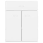 vidaXL Komoda, biela 60x30x75 cm, kompozitné drevo – Obrázok 7