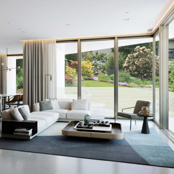 vidaXL Matná okenná fólia, lepiace pruhy 0,9x100 m – Obrázok 3