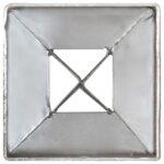 vidaXL Kotviace hroty 12 ks, strieborné 7x7x90 cm, pozinkovaná oceľ – Obrázok 5