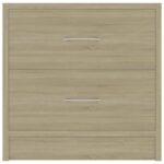vidaXL Nočný stolík, dub sonoma 40x30x40 cm, drevotrieska – Obrázok 4