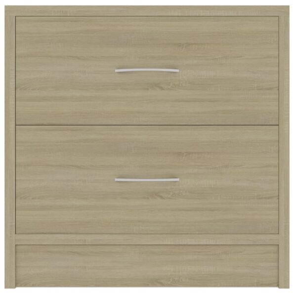 vidaXL Nočný stolík, dub sonoma 40x30x40 cm, drevotrieska – Obrázok 4