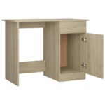 vidaXL Písací stôl, dub sonoma 100x50x76 cm, kompozitné drevo – Obrázok 6
