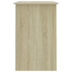 vidaXL Písací stôl, dub sonoma 100x50x76 cm, kompozitné drevo – Obrázok 8