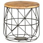 vidaXL Konferenčné stolíky 2 ks mangovníkový masív – Obrázok 4