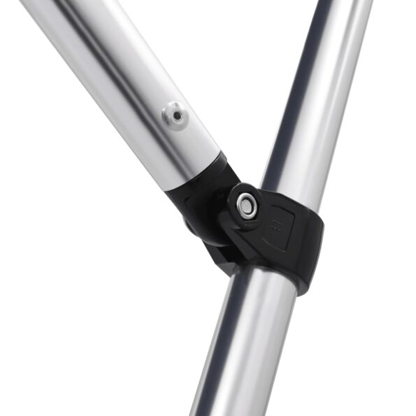 vidaXL Strieška Bimini s 3 oblúkmi, modrá 183x196x137 cm – Obrázok 10