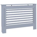 vidaXL Kryt na radiátor, antracitový 112x19x81 cm, MDF – Obrázok 2