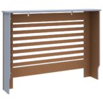 vidaXL Kryt na radiátor, antracitový 112x19x81 cm, MDF – Obrázok 5