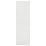 vidaXL Knižnica, biela 98x30x98 cm, kompozitné drevo – Obrázok 5