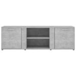 vidaXL TV skrinka, betónovo sivá 120x34x37 cm, drevotrieska – Obrázok 7
