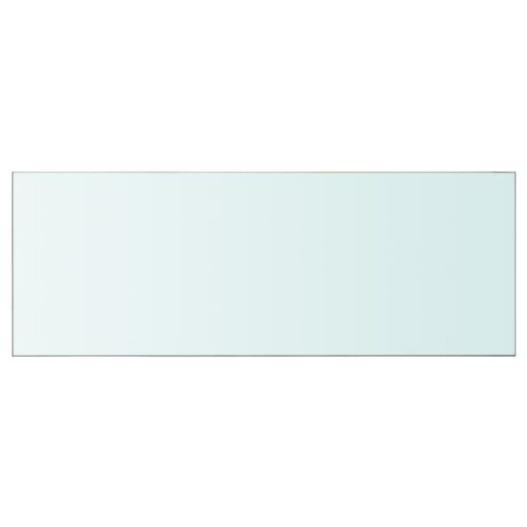 vidaXL Poličky 2 ks panel z priehľadného skla 80x30 cm – Obrázok 3