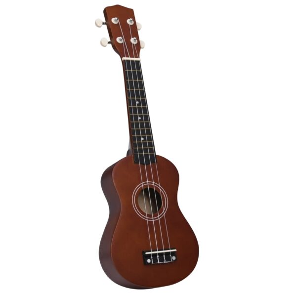 vidaXL Sopránové ukulele s taškou pre deti, prírodné 21" – Obrázok 5
