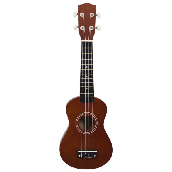 vidaXL Sopránové ukulele s taškou pre deti, prírodné 21" – Obrázok 6