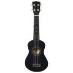 vidaXL Sopránové ukulele s taškou pre deti čierne 21" – Obrázok 6