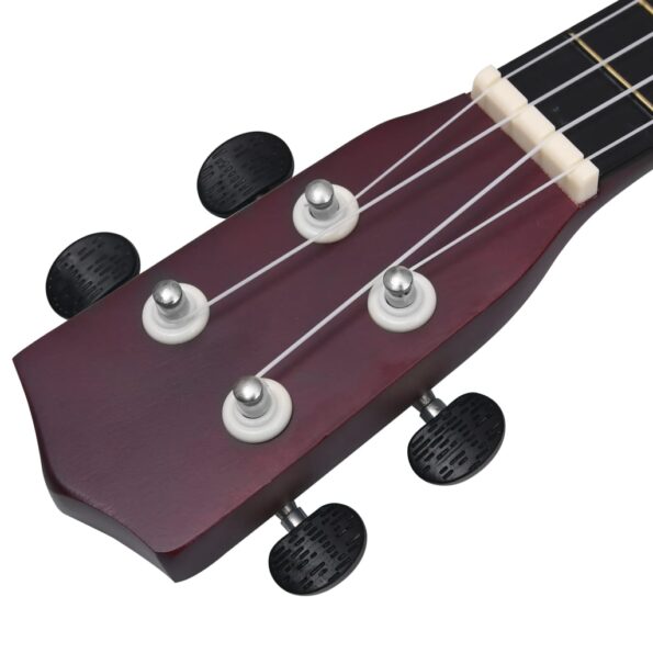vidaXL Sopránové ukulele s taškou pre deti, prírodné 23" – Obrázok 8