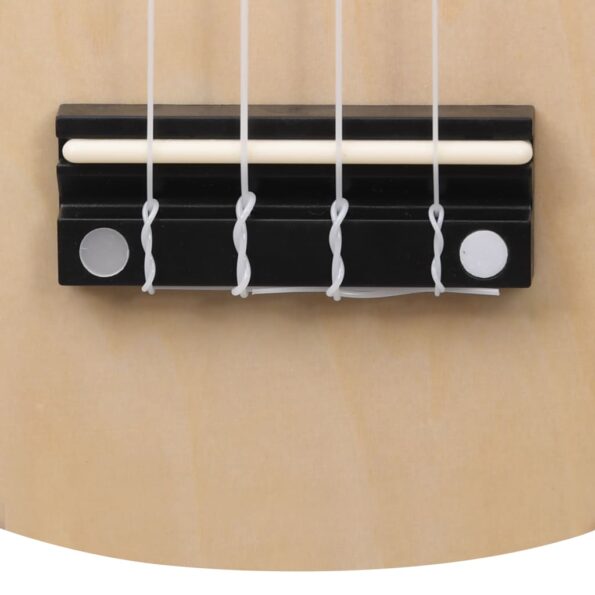vidaXL Sopránové ukulele s taškou pre deti, prírodné 23" – Obrázok 10