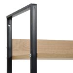 vidaXL Knižnica, 4 police, dub 60x27,6x124,5 cm, kompozitné drevo – Obrázok 5