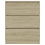 vidaXL Komoda, dub sonoma 60x35x76 cm, kompozitné drevo – Obrázok 4