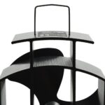 vidaXL Teplom poháňaný ventilátor na krb s 3 lopatkami čierny – Obrázok 7