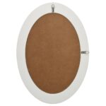 vidaXL Nástenné zrkadlo v barokovom štýle 50x70 cm biele – Obrázok 4