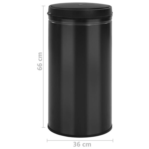 VXL8720286044087_g_en_hd_6.jpg vidaXL Automatický odpadkový kôš, senzor 60 l, uhlíková oceľ, čierny – Obrázok 7