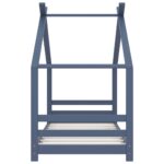 vidaXL Rám detskej postele biely 80x160 cm borovicový masív – Obrázok 3