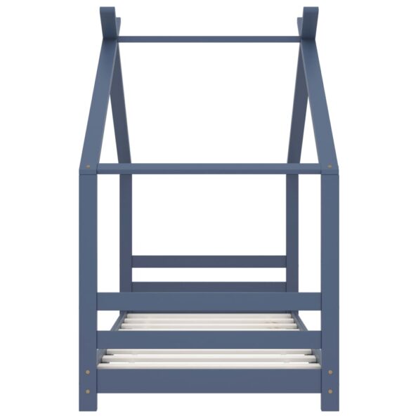 vidaXL Rám detskej postele biely 80x160 cm borovicový masív – Obrázok 3