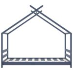 vidaXL Rám detskej postele biely 80x160 cm borovicový masív – Obrázok 4