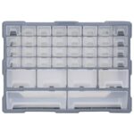 vidaXL Organizér so 40 zásuvkami 52x16x37,5 cm – Obrázok 5