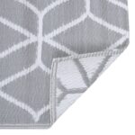vidaXL Vonkajší koberec sivý 190x290 cm PP – Obrázok 6
