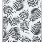 vidaXL Vonkajší koberec bielo-čierny 120x180 cm PP – Obrázok 4