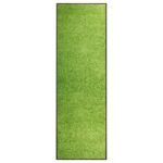 vidaXL Rohožka, prateľná, zelená 60x180 cm