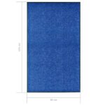 vidaXL Rohožka, prateľná, modrá 90x150 cm – Obrázok 6
