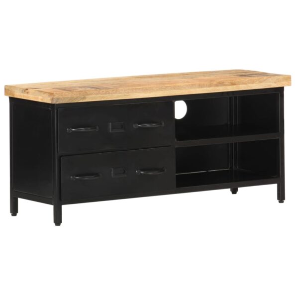 vidaXL TV skrinka 90x30x41 cm surové mangovníkové drevo – Obrázok 10