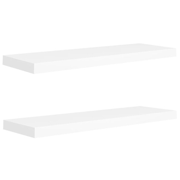 VXL8720286074466_a_en_hd_1.jpg vidaXL Plávajúce nástenné police 2 ks, biele 80x23,5x3,8 cm, MDF – Obrázok 2