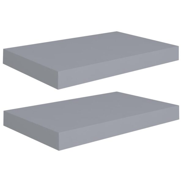 VXL8720286074794_a_en_hd_1.jpg vidaXL Plávajúce nástenné police 2 ks, sivé 40x23x3,8 cm, MDF – Obrázok 2