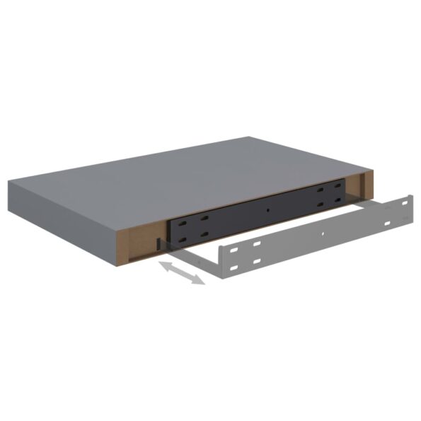 VXL8720286074794_g_en_hd_5.jpg vidaXL Plávajúce nástenné police 2 ks, sivé 40x23x3,8 cm, MDF – Obrázok 7