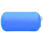 vidaXL Nafukovací gymnastický valec s pumpou 120x90 cm PVC modrý – Obrázok 3