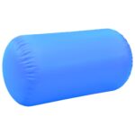vidaXL Nafukovací gymnastický valec s pumpou 120x90 cm PVC modrý – Obrázok 5