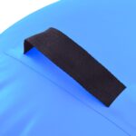 vidaXL Nafukovací gymnastický valec s pumpou 120x90 cm PVC modrý – Obrázok 6