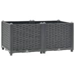 vidaXL Vyvýšený záhon 80x40x38 cm polypropylén – Obrázok 2