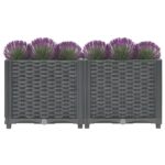 vidaXL Vyvýšený záhon 80x40x38 cm polypropylén – Obrázok 4