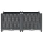 vidaXL Vyvýšený záhon 80x40x38 cm polypropylén – Obrázok 5